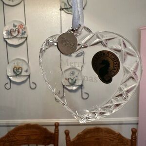 Waterford Crystal 2018 heart ornament